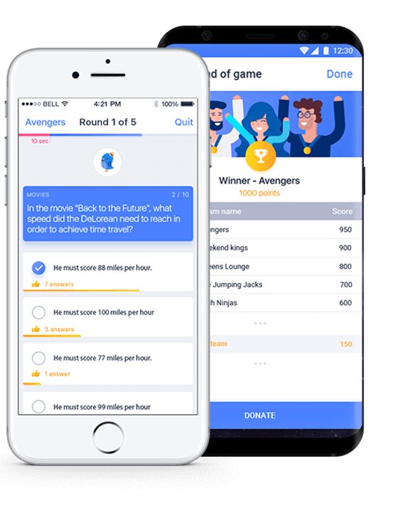 Trivia Platform For Fund Raising